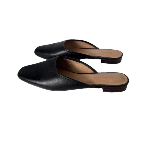 Madewell Adelia Black Leather Women's Mules - 8.5 - Picture 3 of 9